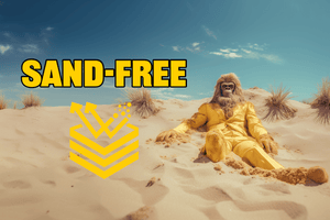 sandfree beach towels, bigfoot, 