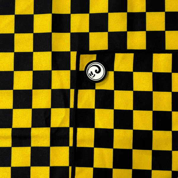 Yellow Checker Skate Towel