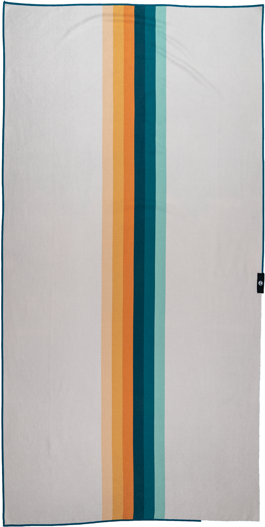 Altitude Adjustment towel back with vertical stripe artwork