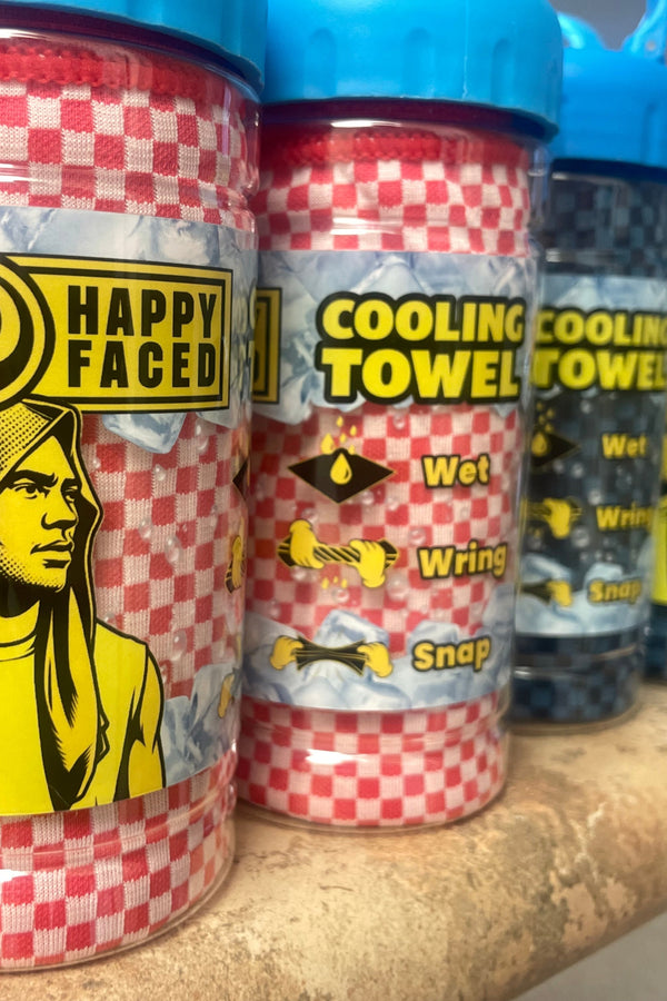 Happy Faced Cooling Towel Packaging 1