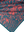 A close-up view of a towel corner featuring a vibrant abstract design in coral and teal. The intricate pattern includes various shapes and lines, creating a dynamic, artistic look with bold, organic elements. The coral designs stand out against the deep teal background, giving the towel a lively, high-energy feel. The texture appears soft and smooth, showcasing the quality of the fabric.