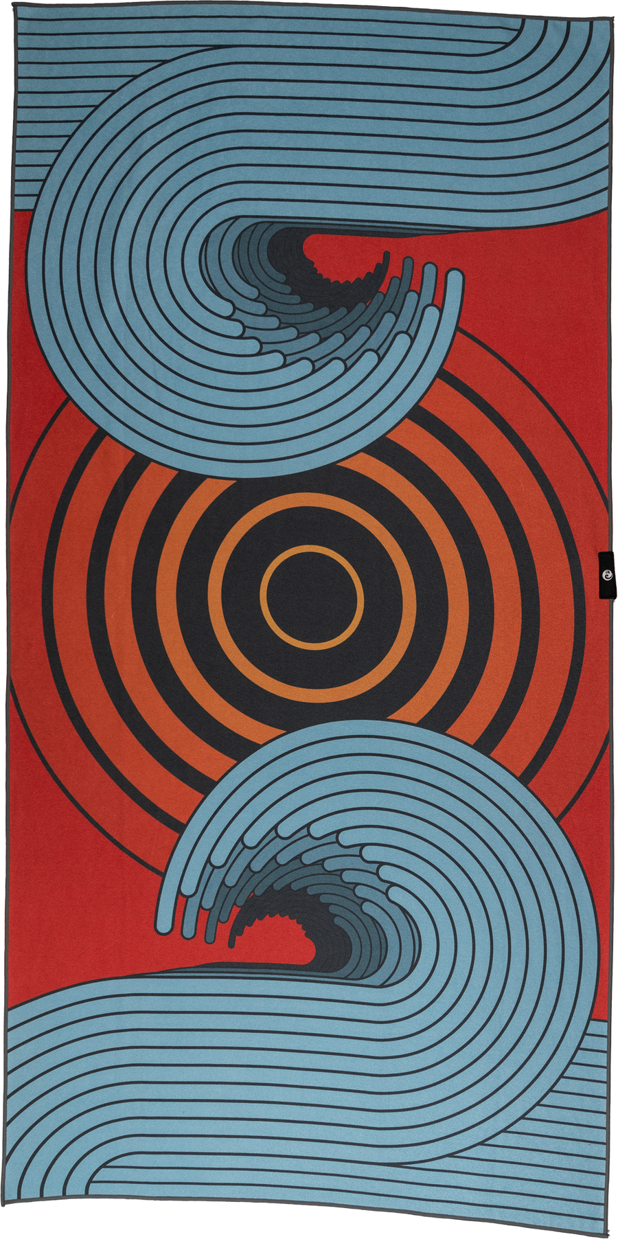 Bold, swirling lines and vibrant colors make the "Life's Swell" towel a visual escape. Perfect for those who ride the waves and embrace life’s dynamic flow.