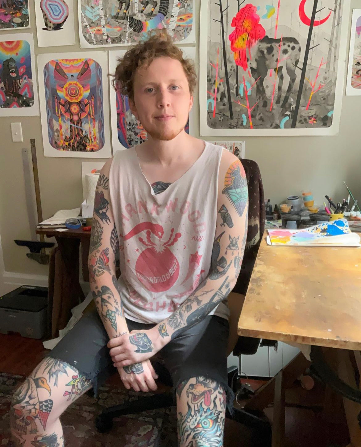 Rochester artist Graham Yarrington