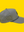 Side view of a gray happy faced cap with perforated design on a yellow background