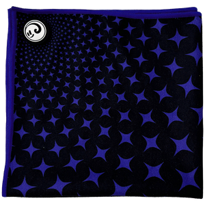 Purple and black patterned fabric Skateboarding towel