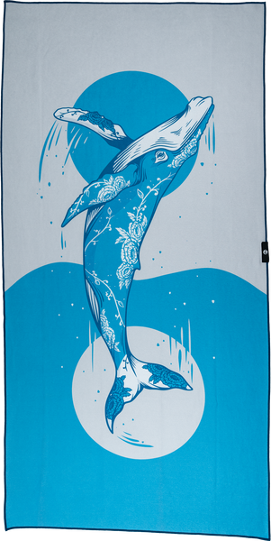 Whale Hello There Sidekick Towel | Whale Art by Kamber