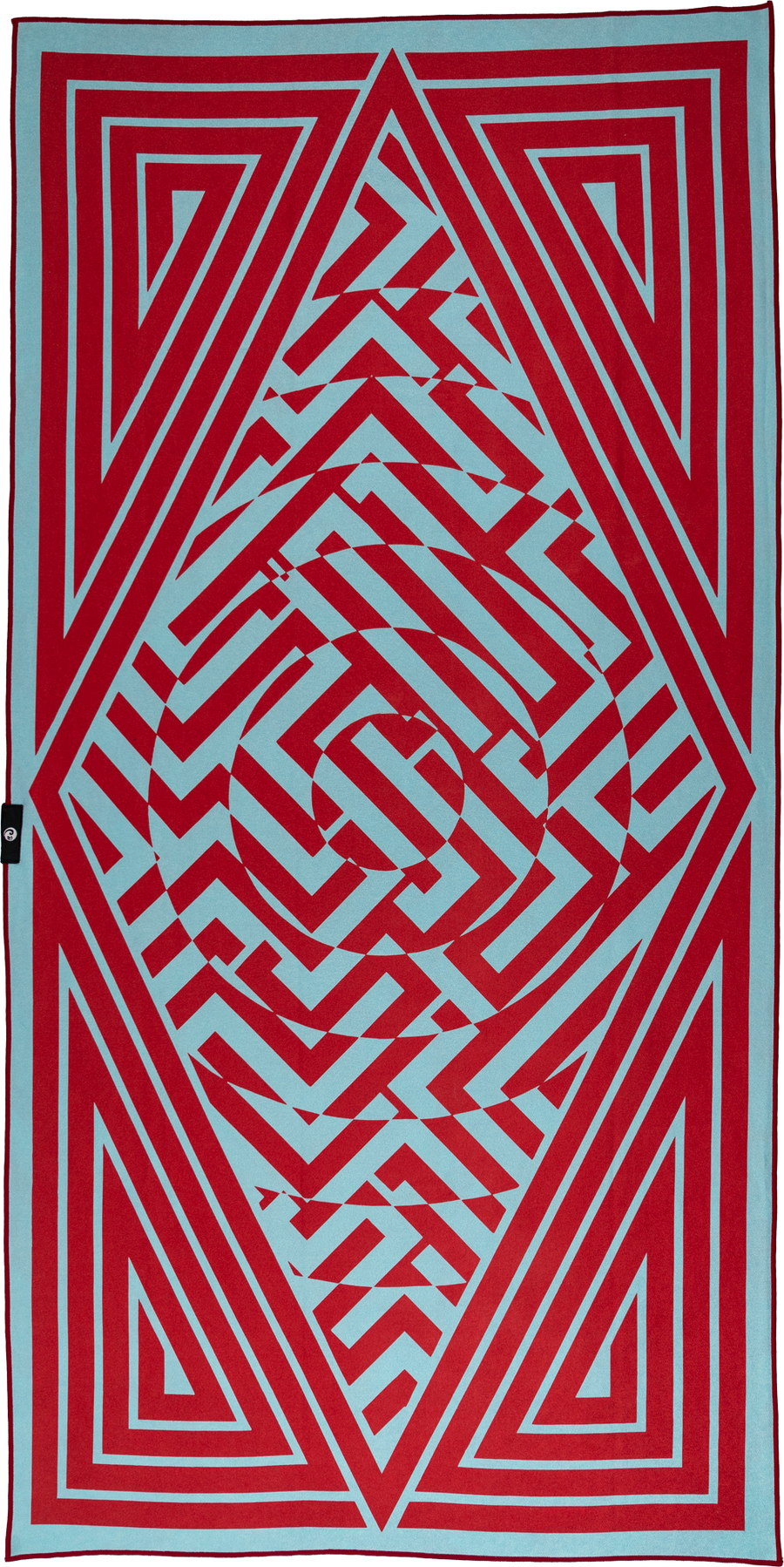 Ripple beach towel by flekz for Happy Faced, Front side. Towels Made for Beach Yoga Travel and Adventure